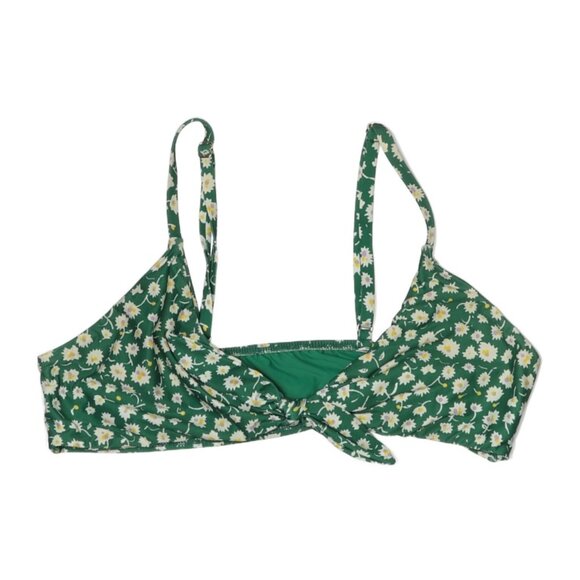 Modcloth Other - Green Daisy Print Bikini Top